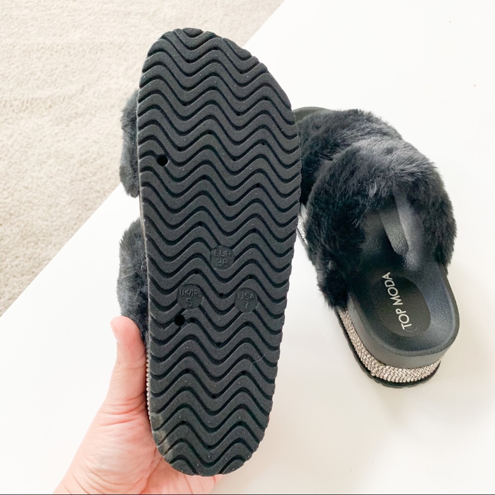 Top Moda Black Sandal Kristen-11 - Picture 6 of 8
